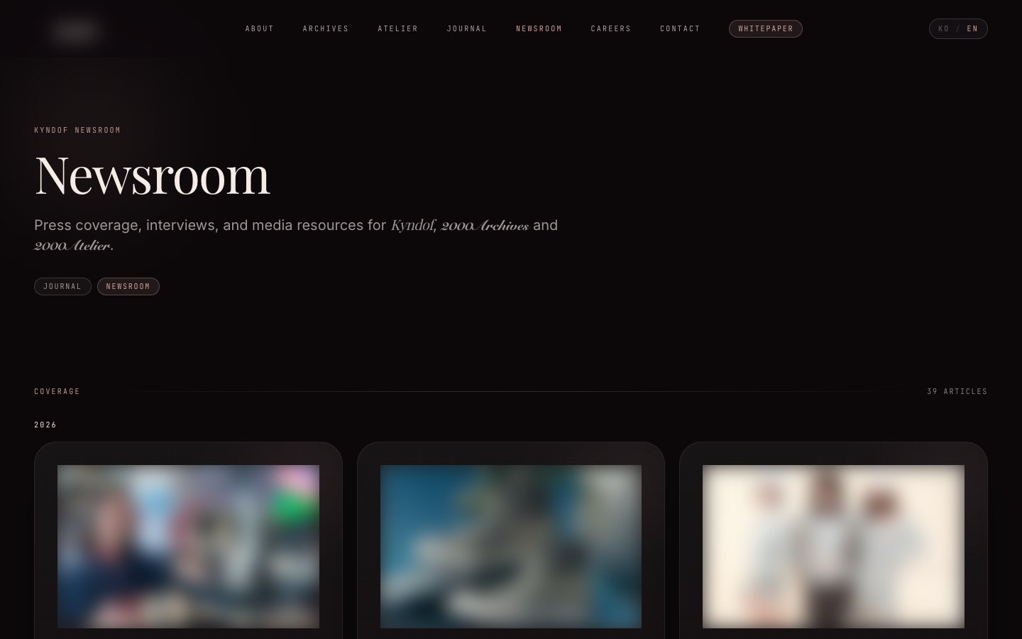 kyndof.com English newsroom